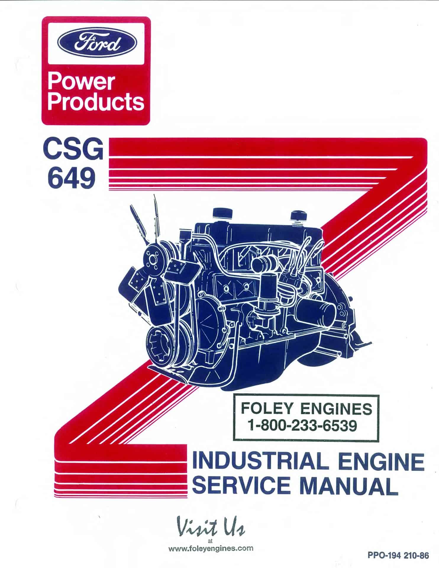 Ford CSG649 manual