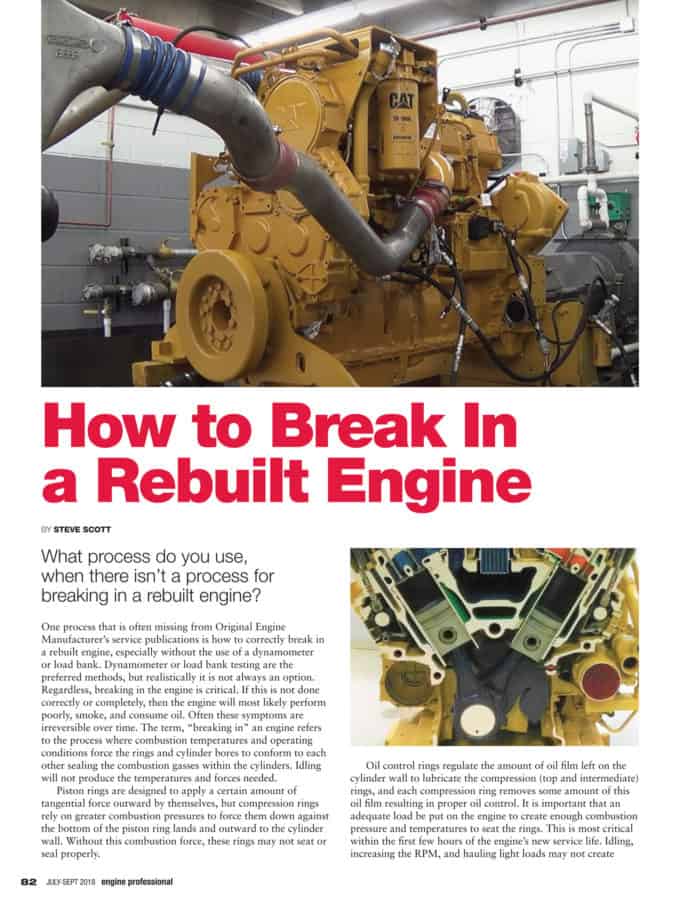 How To Break In A Rebuilt Engine - Foley Industrial Engines